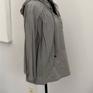 Soft Surroundings Light Gray Utility Jacket